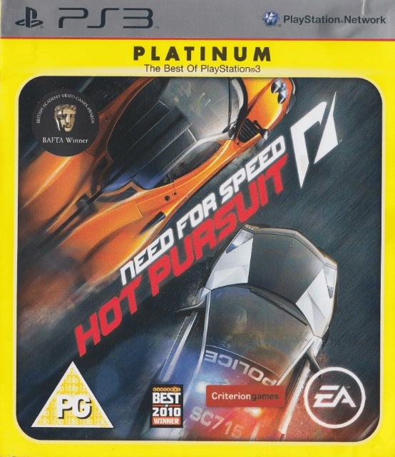Electronic Arts Need For Speed Hot Pursuit Platinum Refurbished PS3 Playstation 3 Game